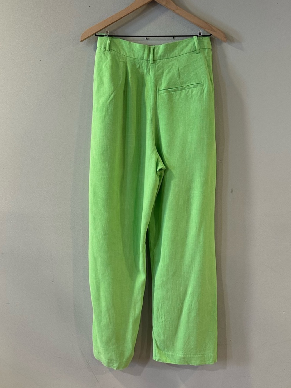 Linen Blend Wide-Leg Suit Pants - Picture 3 of 5